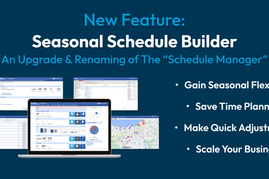 New Feature - Schedule Builder