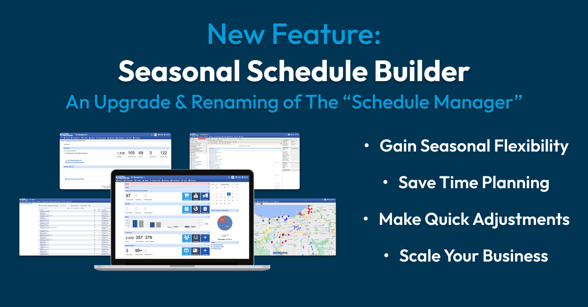 New Feature - Schedule Builder