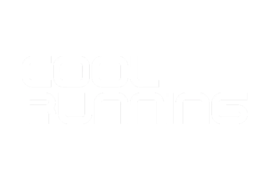 Alternative Cool Running Logo - White
