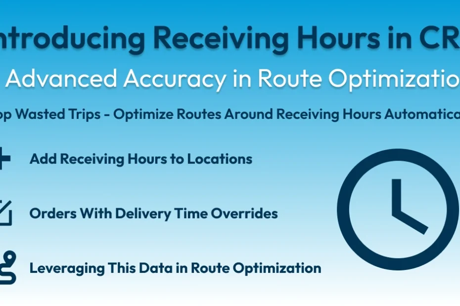 Delivery Software With Receiving Hours